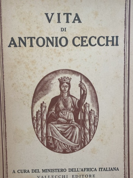 VITA DI ANTONIO CECHI VALLECCHI EDITORE ALMERICO RIBERA