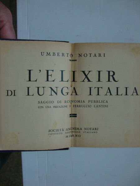 L'elixir di lunga Italia