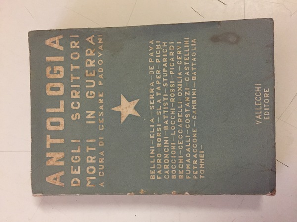 Antologia degli scrittori morti in guerra