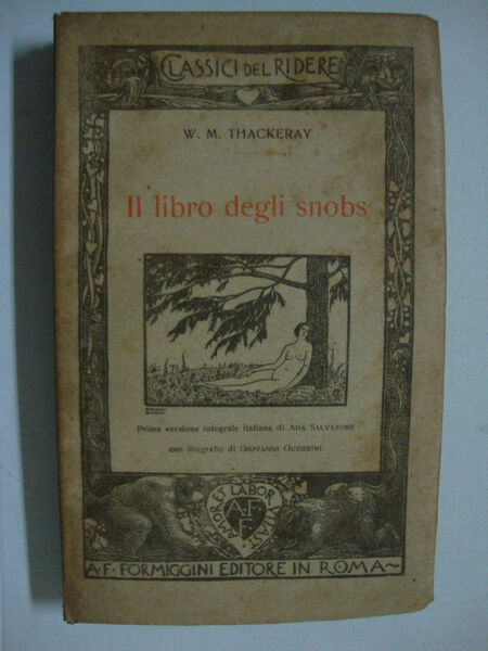 Il libro degli snobs