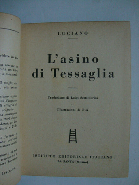 L'asino di Tessaglia