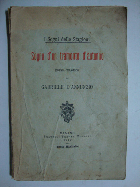 Sogno d'un tramonto d'Autunno (Poema tragico)