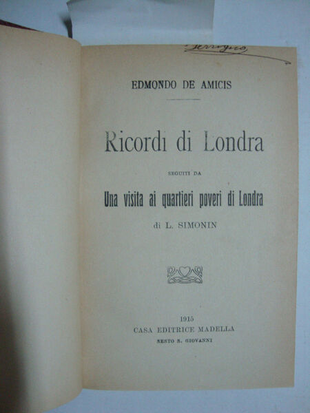 Ricordi di Londra