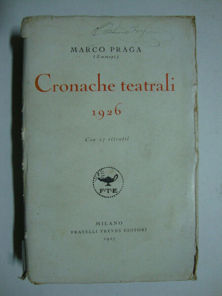 Cronache teatrali - 1926