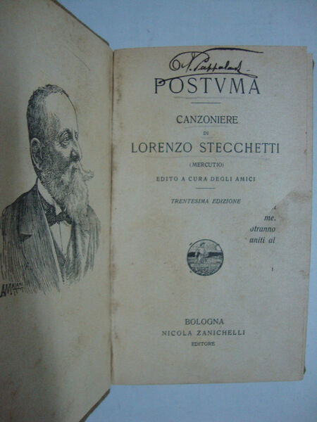 Postuma (Canzoniere, edito a cura degli amici)