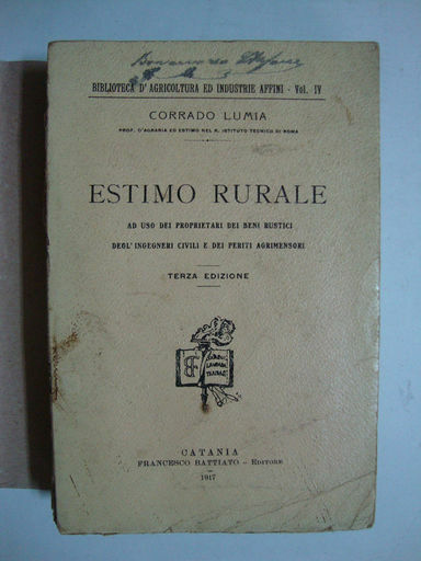 Estimo rurale