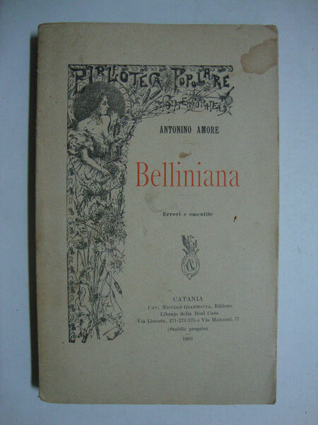 Belliniana (Errori e smentite)