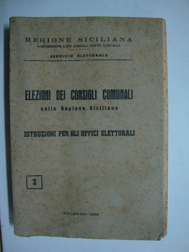 Elezioni dei consigli comunali nella Regione Siciliana (Istruzioni per gli …