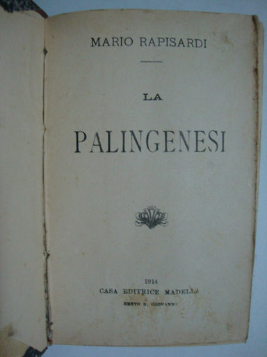 La palingenesi
