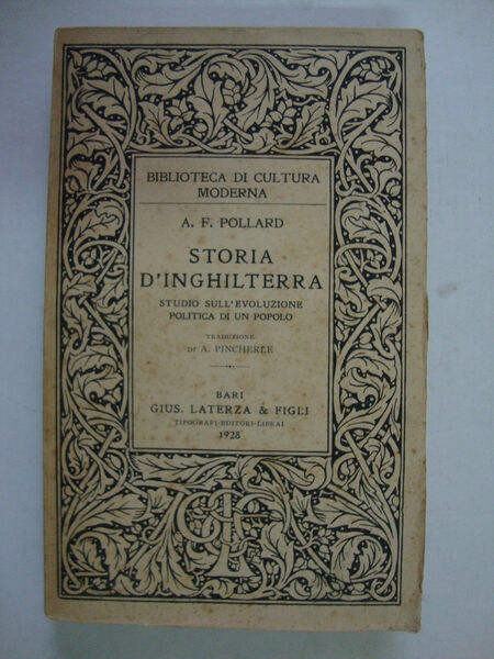 Storia d'Inghilterra (Studio sull'evoluzione di un popolo)