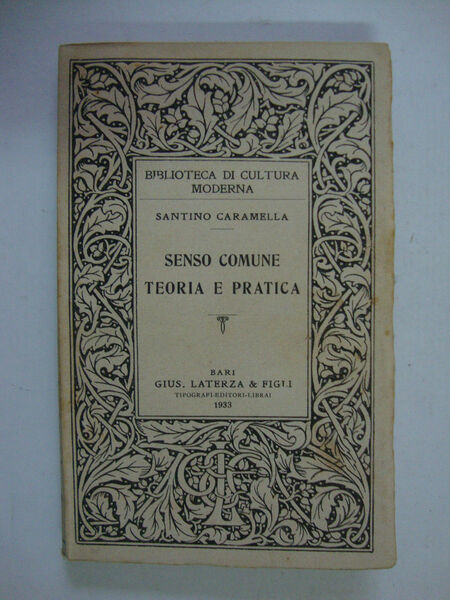 Senso comune (Teoria e pratica)