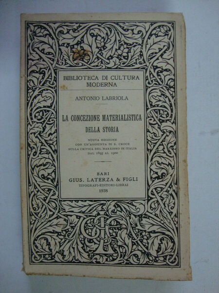 La concezione materialistica della storia