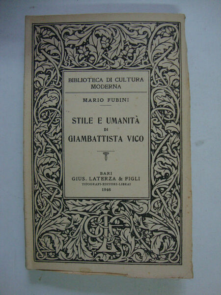 Stile e umanità di Giambattista Vico