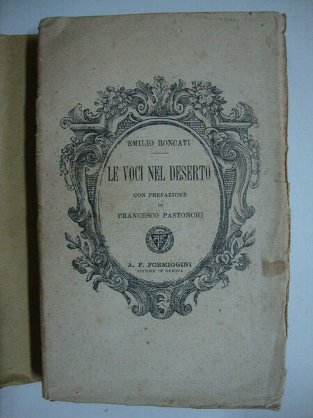 Le voci nel deserto (Brevi pensieri e moderate sentenze)