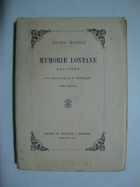 Memorie lontane (Racconto)