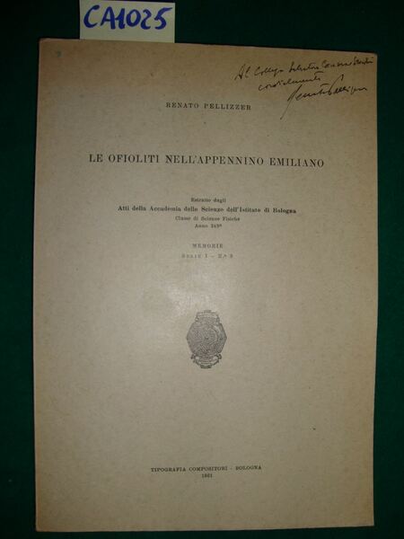 Le Ofioliti nell'Appennino Emiliano