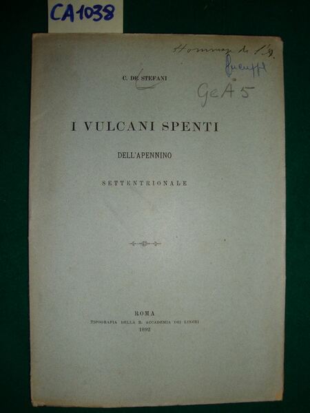 I vulcani spenti dell'Apennino Settentrionale (Appennino)