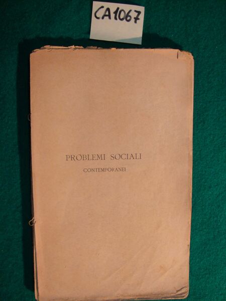 Problemi Sociali Contemporanei