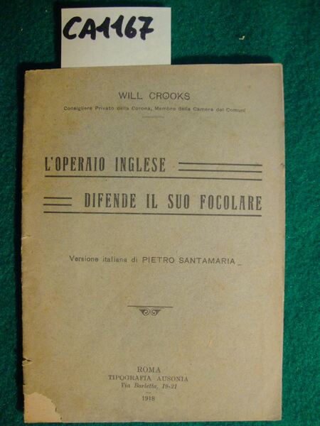 L'operaio inglese difende il suo focolare