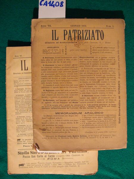 Studio Storico-Araldico del Patriziato