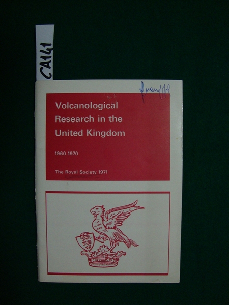 Volcanological Research in the United Kingdom - 1960-1970