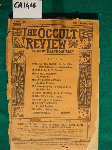 The occult review