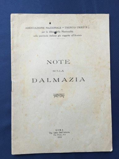 Note sulla Dalmazia - Associazione Nazionale - Trento-Trieste - per …