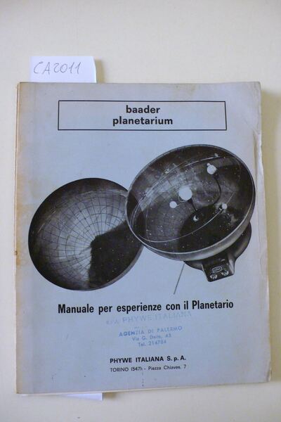 Baader planetarium - Manuale per esperienze con il Planetario