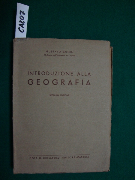 Introduzione alla geografia