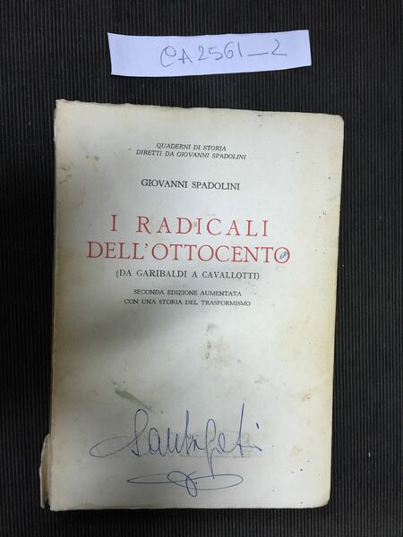 I Radicali dell'Ottocento (da Garibaldi a Cavallotti)