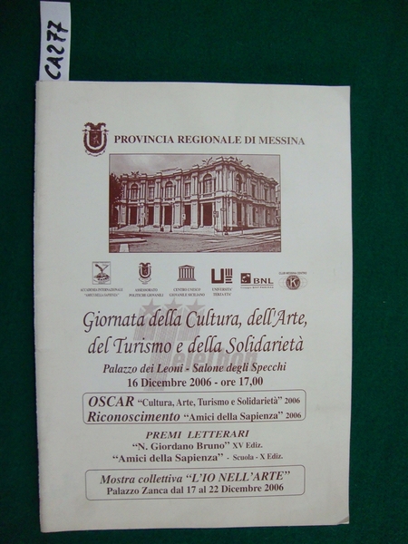 Giornata della Cultura, dell'Arte, del Turismo e della Solidarietà - …