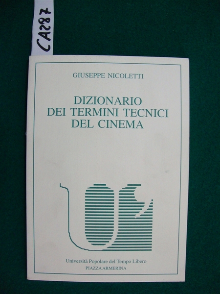 Dizionario dei termini tecnici del cinema