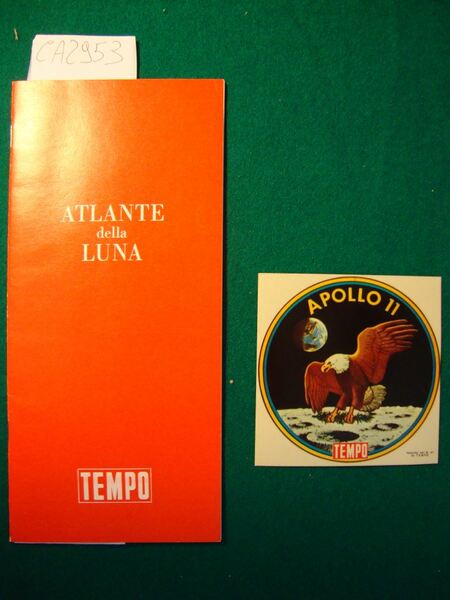 Tempo - Atlante della Luna - Adesivo missione Apollo 11 …