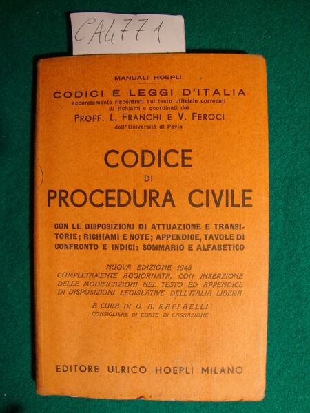 Codice di Procedura Civile - Con le disposizioni di attuazione …