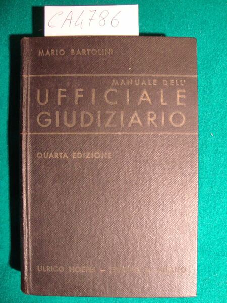 Manuale dell'Ufficiale Giudiziario