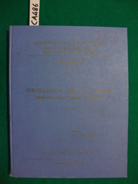 Geologia della zona - Biancavilla - Paternò (Etna) - (Tesi …