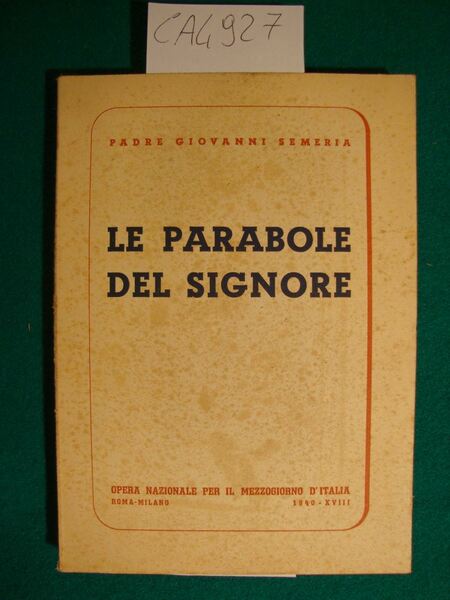 Le parabole del Signore