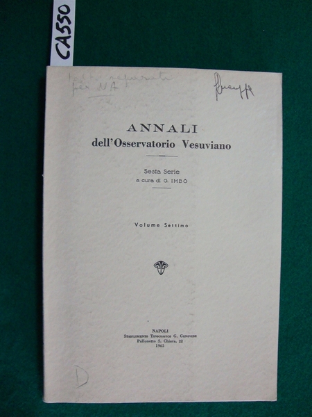 Annali dell'osservatorio Vesuviano (periodico)