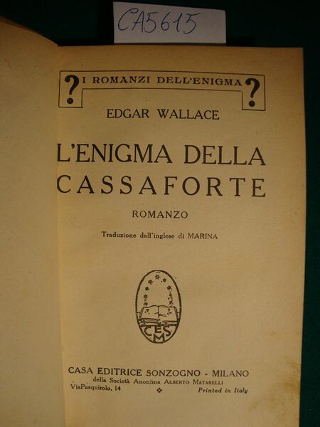 L'enigma della cassaforte - Romanzo