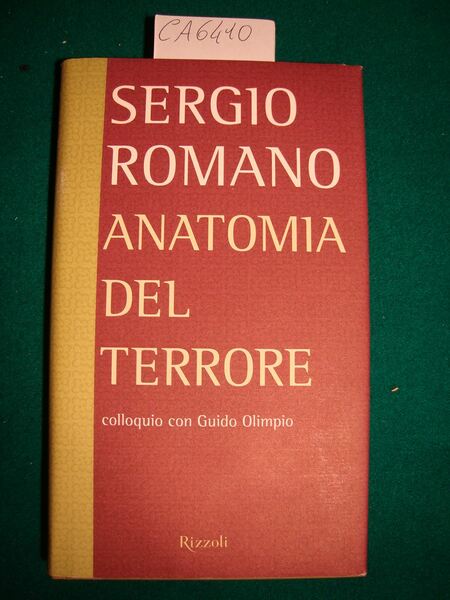 Anatomia del terrore - colloquio con Guido Olimpio