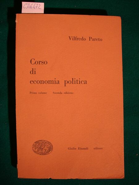 Corso di economia politica