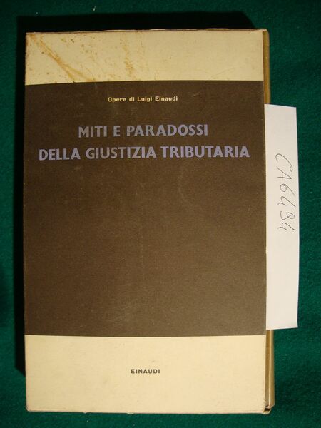 Miti e paradossi della giustizia tributaria