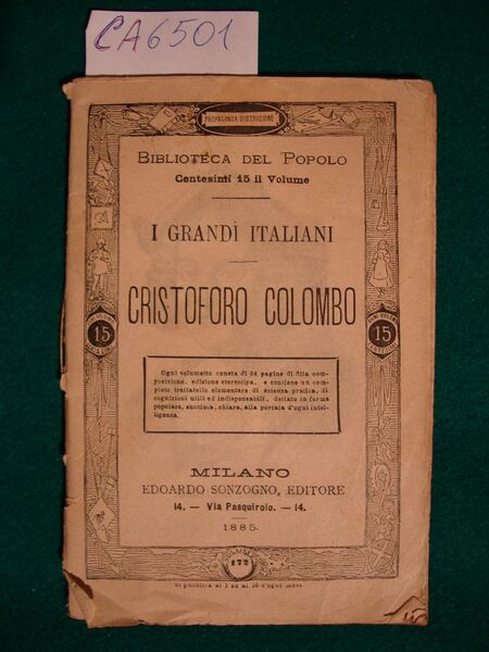 Cristoforo Colombo - I grandi italiani
