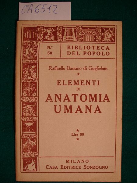 Elementi di anatomia umana