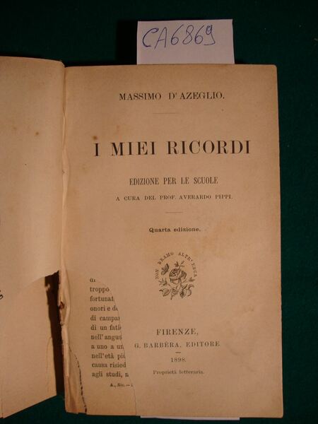 I miei ricordi - Edizioni per le scuole a cura …