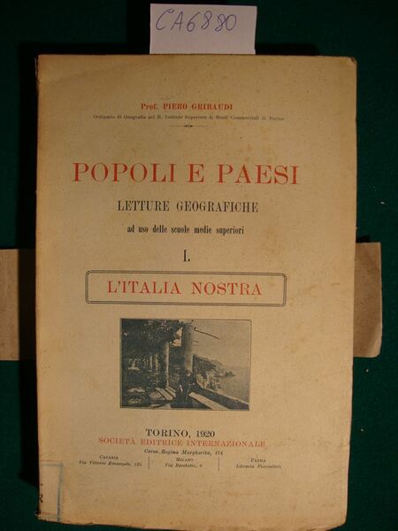 Popoli e Paesi - Letture geografiche ad uso delle scuole …