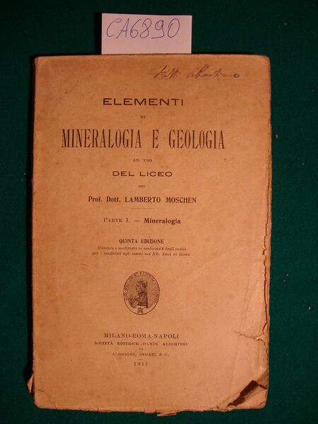 Elementi di mineralogia e geologia ad uso del liceo del …