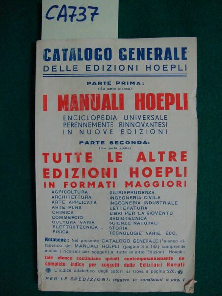 I manuali Hoepli - Tutte le altre edizioni Hoepli in …