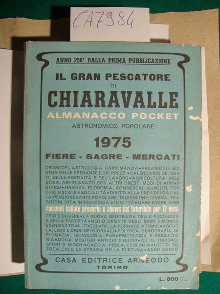 Il gran pescatore di Chiaravalle - Almanacco Pocket - Astronomico …