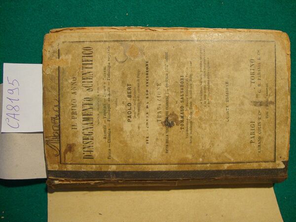 Il primo anno d'insegnamento scientifico (Scienze naturali e fisiche) - …